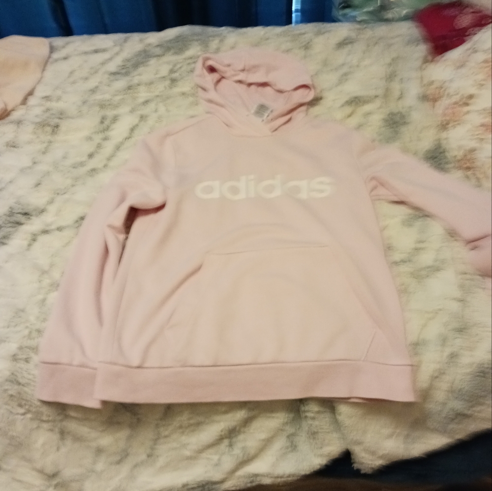 ADIDAS HOODIE WOMEN SIZE SMALL PINK